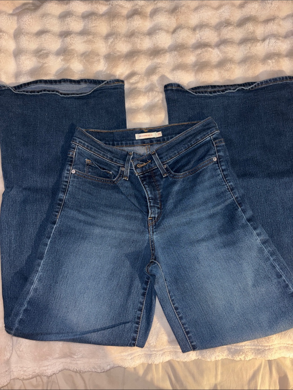 Levi's Women's Dark Blue Flare Jeans